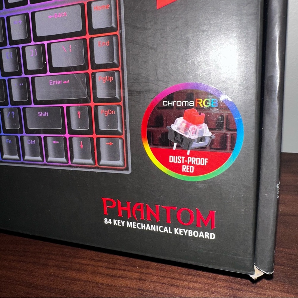 Red Dragon Phantom 84 Key Mechanical Keyboard: NWT - Picture 3 of 16